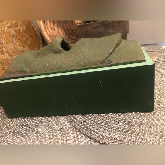 Primitive Stone face Tissue Box Holder Tiki island face novelty tissue A… - Picture 10 of 12